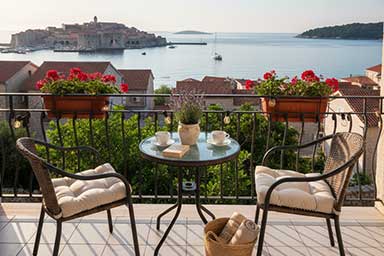 sveti stefan manzarali balkon